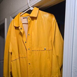 Vintage unisex Yellow RainCoat.